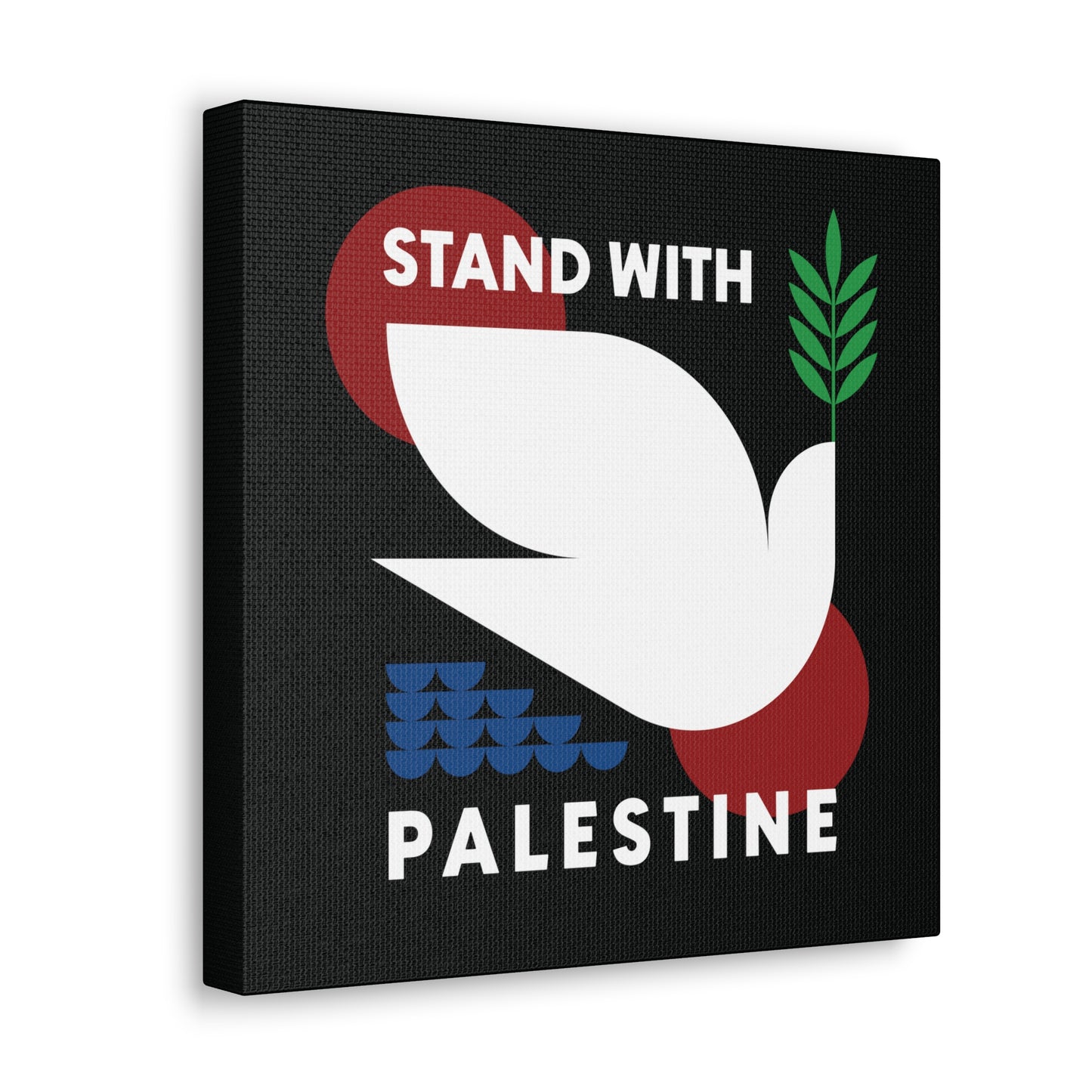 Stand With Palestine / Wall Art / Canvas Gallery Wrap Art Print