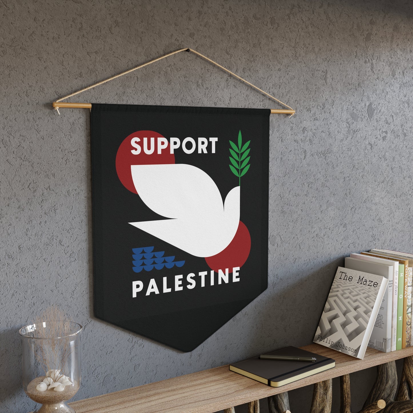 Support Palestine Pennant / Wall Hanging