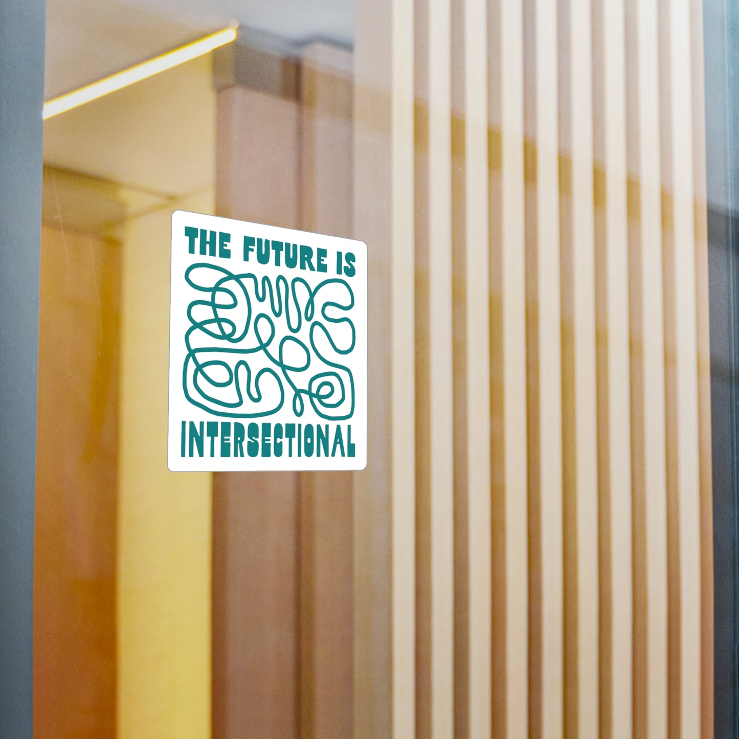 The Future is Intersectional, Vinyl Sticker