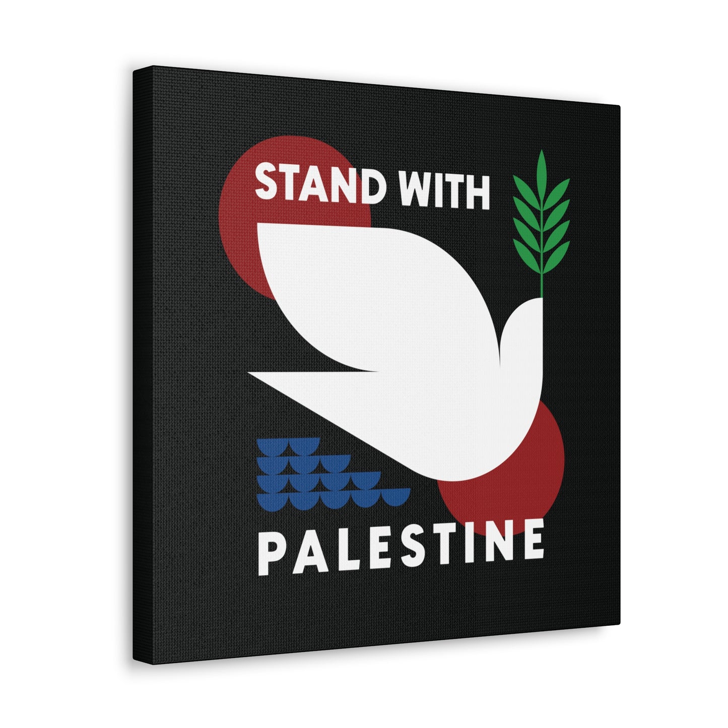 Stand With Palestine / Wall Art / Canvas Gallery Wrap Art Print