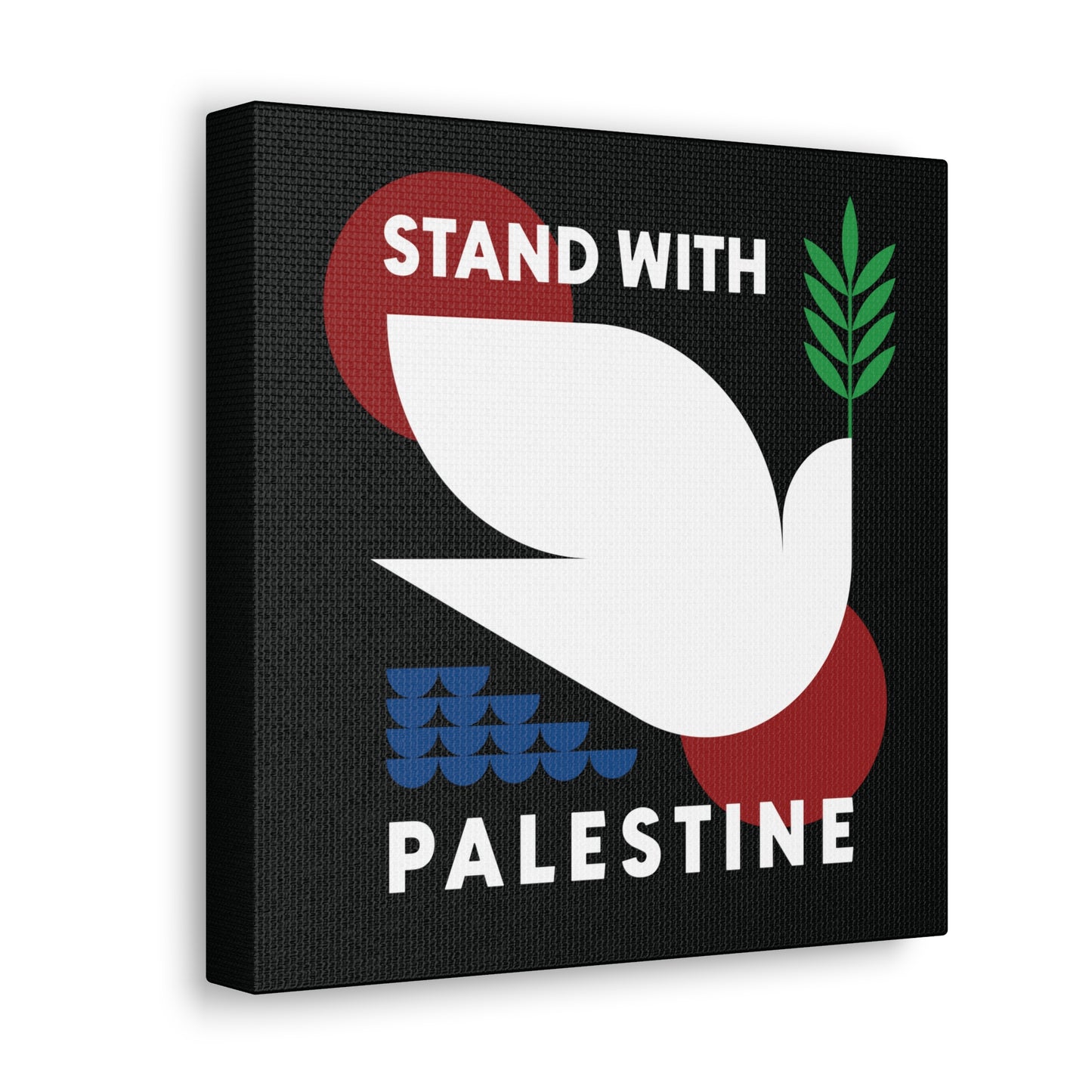 Stand With Palestine / Wall Art / Canvas Gallery Wrap Art Print