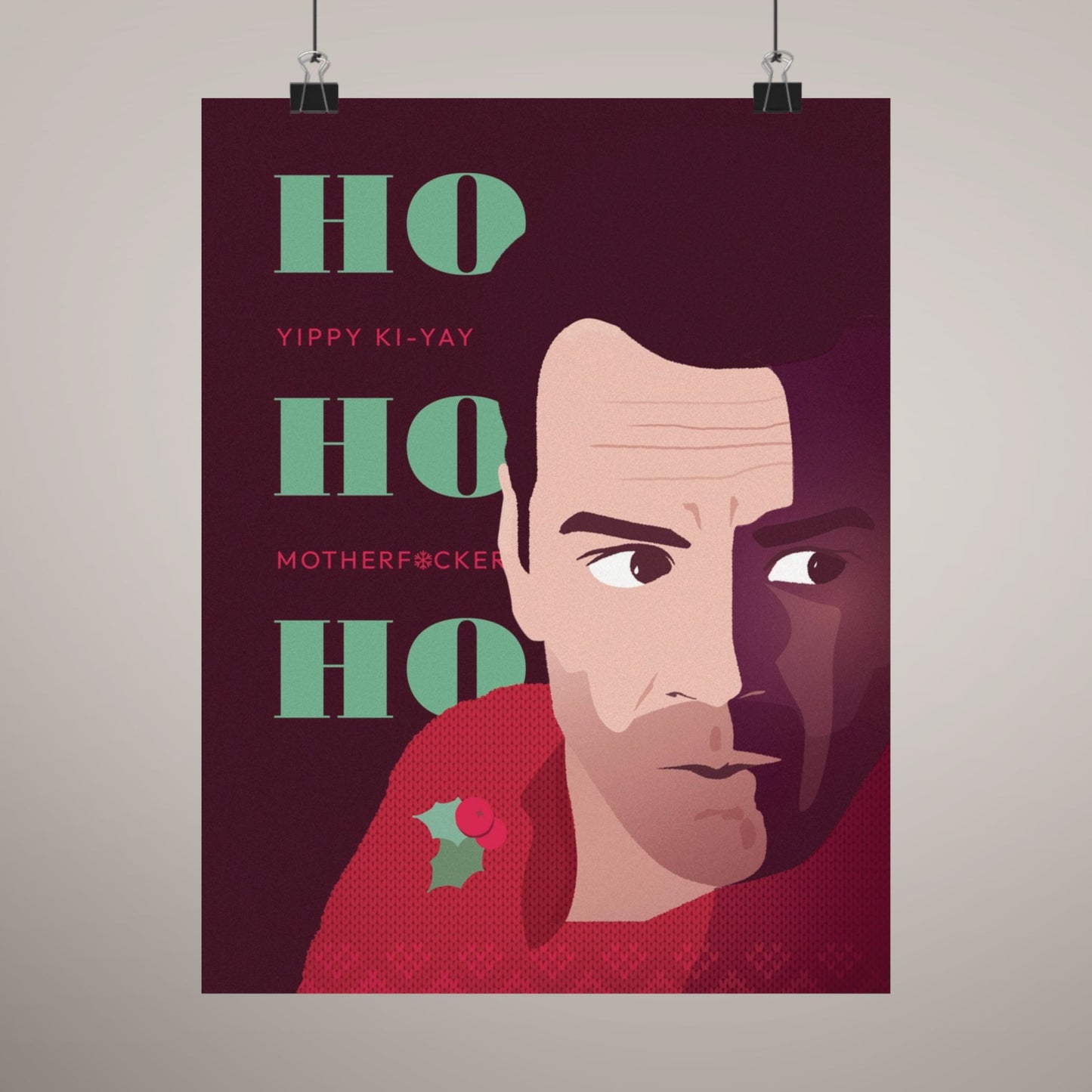 Die Hard Christmas Art Print