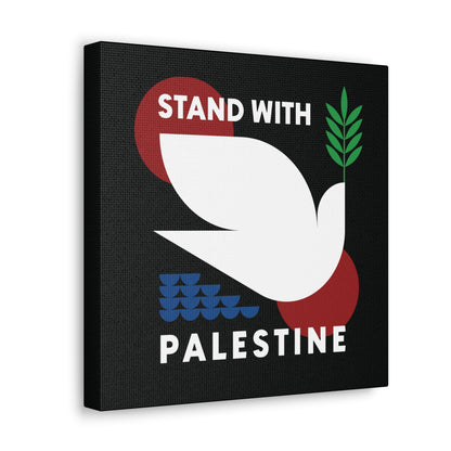 Stand With Palestine / Wall Art / Canvas Gallery Wrap Art Print