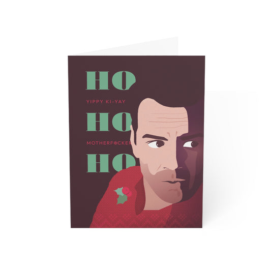 Die Hard Illustrated Christmas Cards (1, 10, 30, and 50pcs)