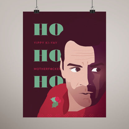 Die Hard Christmas Art Print