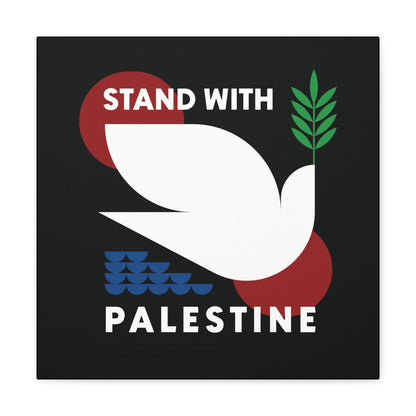 Stand With Palestine / Wall Art / Canvas Gallery Wrap Art Print