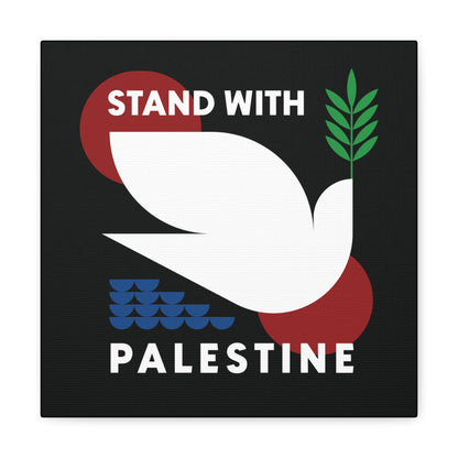 Stand With Palestine / Wall Art / Canvas Gallery Wrap Art Print