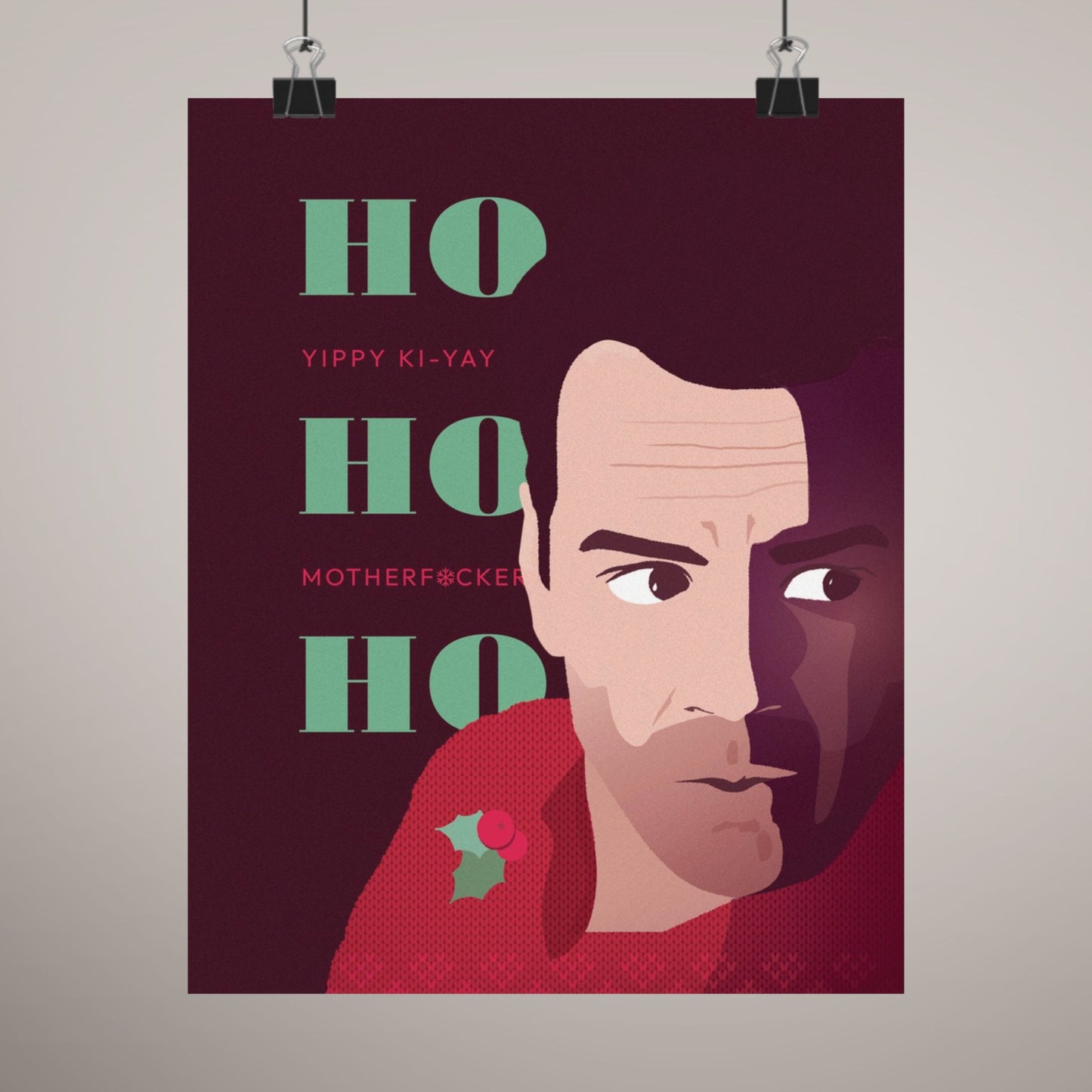 Die Hard Christmas Art Print