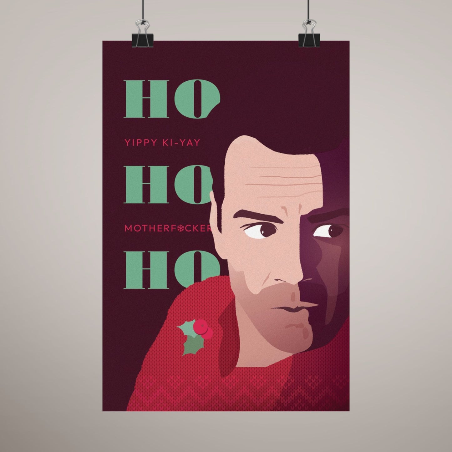 Die Hard Christmas Art Print